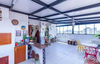 Cobertura com 3 quartos à venda na rua conselheiro brusque, 46, jardim itu sabará, porto alegre por r$ 1.290.000