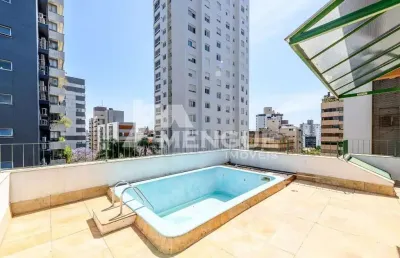 Cobertura com 3 quartos à venda na avenida palmeira, 272, petrópolis, porto alegre por r$ 1.190.000