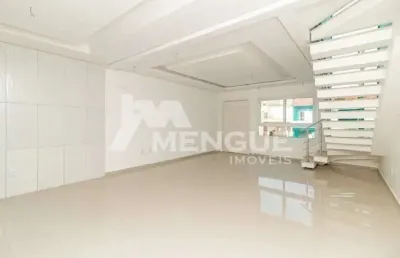 Casa em condomínio fechado com 3 quartos à venda na rua ana abruzzi, 134, mário quintana, porto alegre por r$ 599.000