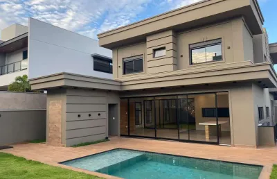 Casa em condomínio fechado com 5 quartos à venda no jardim olhos d'água, ribeirão preto  por r$ 3.850.000
