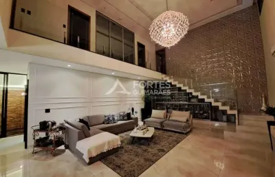 Casa em condomínio fechado com 4 quartos à venda no residencial alto do castelo, ribeirão preto  por r$ 3.990.000