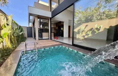 Casa em condomínio fechado com 3 quartos à venda na vila do golf, ribeirão preto  por r$ 1.580.000