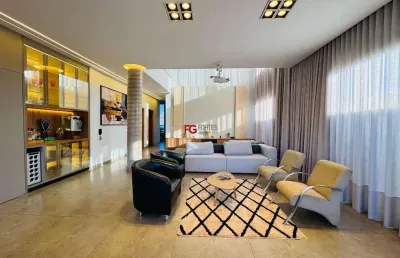 Casa em condomínio fechado com 5 quartos à venda no residencial alto do castelo, ribeirão preto  por r$ 2.300.000