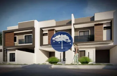 Sobrado com 3 dormitórios à venda, 132 m² por r$ 850.000,00 - centro - araucária/pr