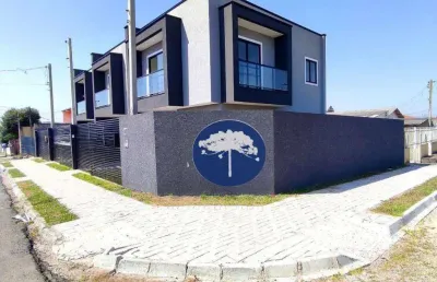 Sobrado com 3 dormitórios à venda, 88 m² por r$ 570.000,00 - xaxim - curitiba/pr