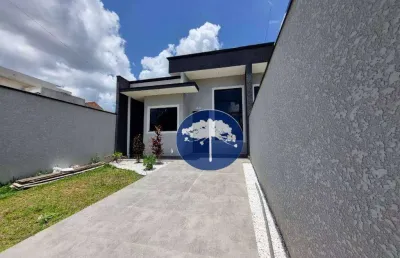 Casa com suíte e corredor lateral em fazenda rio grande