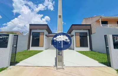 Casa com 3 dormitórios à venda, 69 m² por r$ 480.000,00 - capela velha - araucária/pr