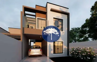 Sobrado com 3 dormitórios à venda, 137 m² por r$ 797.500,00 - passauna - araucária/pr