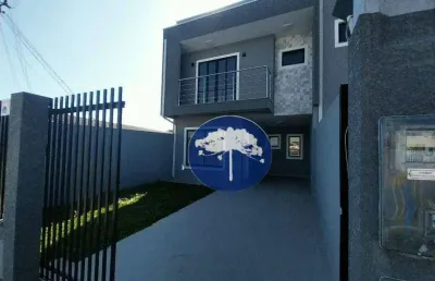 Sobrado com 3 dormitórios à venda, 107 m² por r$ 670.000,00 - estação - araucária/pr
