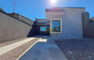 Casa com 3 dormitórios à venda, 66 m² por r$ 410.000,00 - tindiquera - araucária/pr