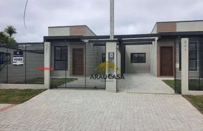 Casa com 3 dormitórios à venda, 84 m² por r$ 600.000,00 - capela velha - araucária/pr