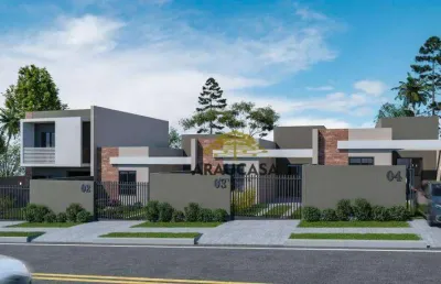 Casa 3 dormitórios sendo 1 suite  à venda, 70 m² por r$ 480.000 - porto das laranjeiras - araucária/pr