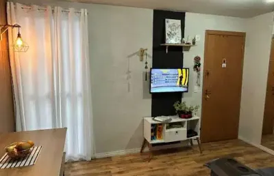 Apartamento com 2 dormitórios à venda, 38 m² por r$ 235.000,00 - cachoeira - araucária/pr