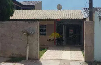 Casa com 2 dormitórios à venda, 80 m² por r$ 380.000,00 - costeira - araucária/pr
