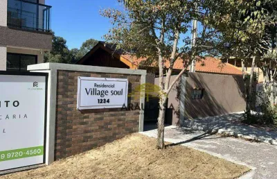 Residencial village soul - apto pne no centro de araucária, com sacada e suíte
