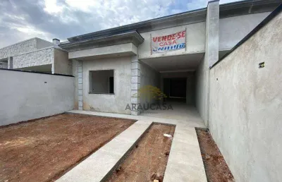 Casa com 3 dormitórios à venda, 82 m² por r$ 580.000,00 - costeira - araucária/pr