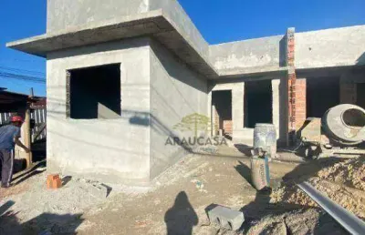 Casa com 2 dormitórios à venda, 52 m² por r$ 460.000,00 - fazenda velha - araucária/pr