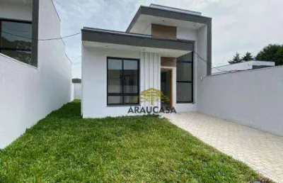 Casa com 2 dormitórios à venda, 58 m² por r$ 399.000,00 - boqueirão - araucária/pr
