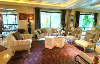 Apartamento com 4 dormitórios, 340 m² - venda por r$ 3.700.000,00 ou aluguel por r$ 31.650,00/mês - jardim vitória régia - são paulo/sp