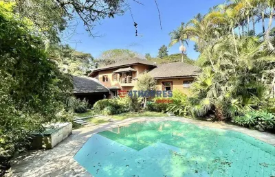 Casa com 5 quartos, 923 m² - venda por r$ 2.950.000 ou aluguel por r$ 20.780/mês - vila santo antônio - cotia/sp