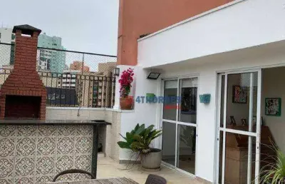 Cobertura à venda, 139 m² por r$ 1.430.000,00 - chácara inglesa - são paulo/sp