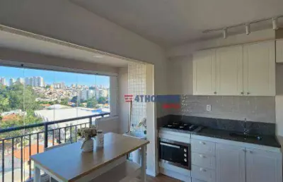 Apartamento com 2 dormitórios para alugar, 44 m² por r$ 4.350,00/mês - vila sônia - são paulo/sp
