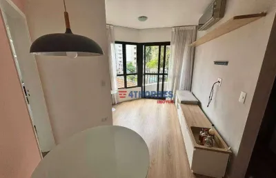 Apartamento com 1 dormitório, 36 m² - venda por r$ 630.000,00 ou aluguel por r$ 4.320,00 - itaim - são paulo/sp