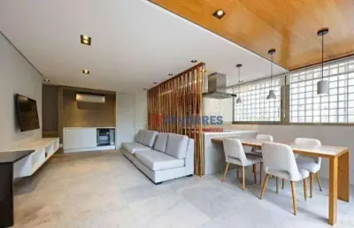 Apartamento duplex para alugar, 136 m² por r$ 21.518,45/mês - itaim bibi - são paulo/sp