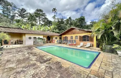 Chácara com 3 dormitórios à venda, 4900 m² por r$ 1.800.000,00 - jardim do rio cotia - cotia/sp