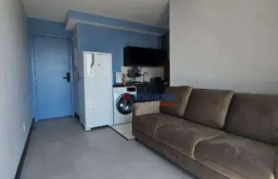 Apartamento com 2 dormitórios para alugar, totalmente mobiliado de 37 m² por r$ 3.830/mês - butantã - são paulo/sp