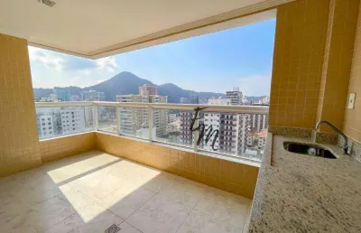 Apartamento com 3 dormitórios à venda, 104 m² por r$ 785.000,00 - canto do forte - praia grande/sp