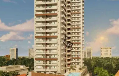 Apartamento 02 dormitórios frente mar com lazer completo na mirim - praia grande são paulo