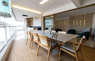 Apartamento com 4 dormitórios à venda, 213 m² por r$ 2.400.000,00 - canto do forte - praia grande/sp