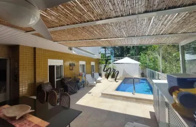 Apartamento garden com 4 dormitórios à venda, 180 m² por r$ 2.750.000,00 - riviera - módulo 7 - bertioga/sp