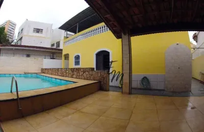 Excelente casa com piscina com 05 dormitórios na tupi - praia grande - são paulo