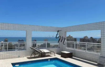 Cobertura com 3 dormitórios à venda, 282 m² por r$ 2.000.000,00 - canto do forte - praia grande/sp