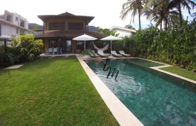 Casa com 5 dormitórios, 400 m² - venda por r$ 7.500.000,00 ou aluguel por r$ 8.700,00/dia - maresias - são sebastião/sp