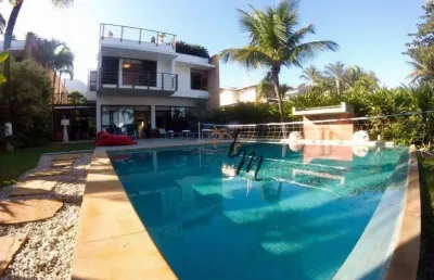 Casa com 5 dormitórios para alugar, 350 m² por r$ 7.700,00/dia - baleia - são sebastião/sp