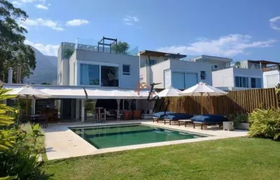 Casa com 5 dormitórios à venda, 400 m² por r$ 13.500.000,00 - baleia - são sebastião/sp