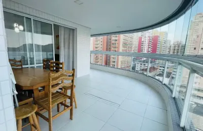 Apartamento com 4 dormitórios à venda, 214 m² por r$ 2.600.000 - canto do forte - praia grande/sp