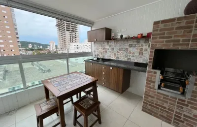 Apartamento com 2 dormitórios à venda, 84 m² por r$ 540.000 - canto do forte - praia grande/sp