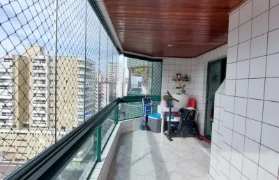 Apartamento com 3 dormitórios à venda, 137 m² por r$ 790.000 - canto do forte - praia grande/sp