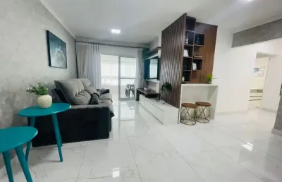 Apartamento com 3 dormitórios à venda, 146 m² por r$ 1.490.000 - guilhermina - praia grande/sp
