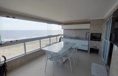 Apartamento com 3 dormitórios à venda, 192 m² por r$ 2.050.000 - aviação - praia grande/sp