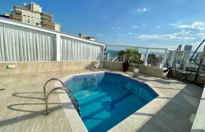 Cobertura com 3 dormitórios à venda, 315 m² por r$ 3.000.000 - canto do forte - praia grande/sp