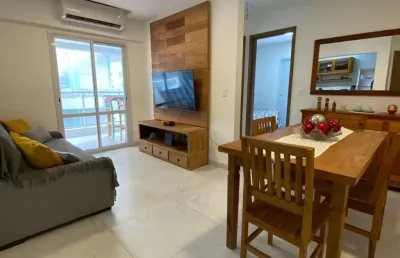 Belíssimo apartamento de 01 dormitório no canto do forte -praia grande -sp