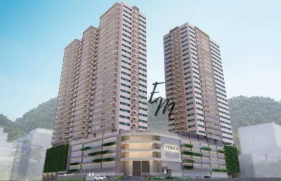Apartamento com 3 dormitórios à venda, 120 m² por r$ 1.500.000,00 - canto do forte - praia grande/sp