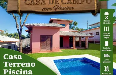 Chácara / sítio com 3 quartos à venda no parurú, ibiúna  por r$ 560.000