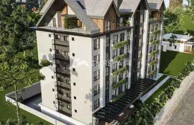Apartamento no centro de toledo - pr, no charmoso edifício gramado garden