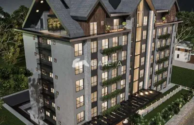 Apartamento no centro de toledo - pr, no charmoso edifício gramado garden